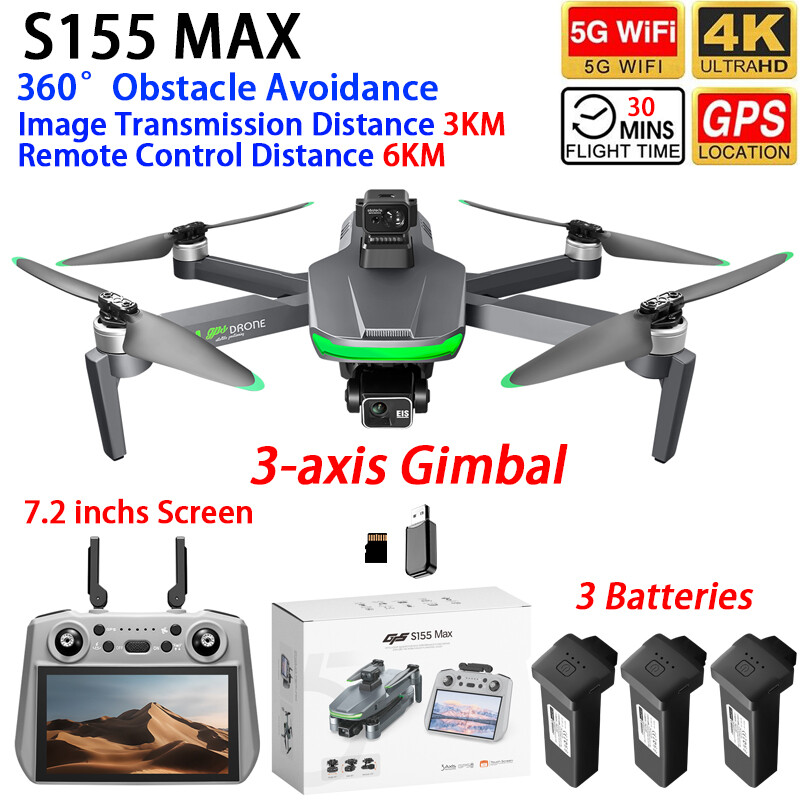 Drone Gps Mount - Drone S155 MAX GPS WIFI 3KM