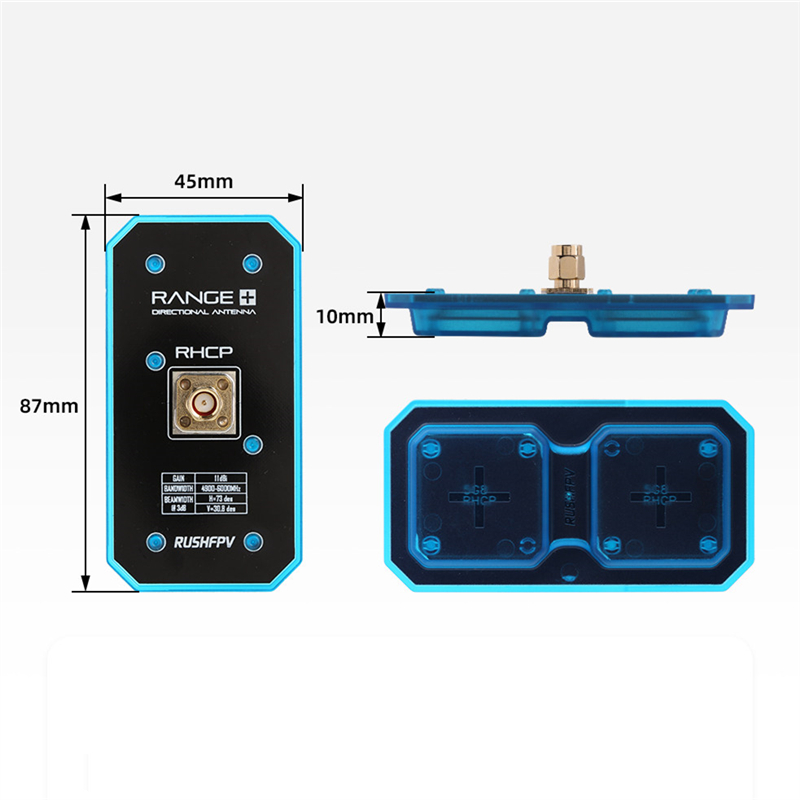 Drone Antenna - Antenna Patch FPV 5.8GHz a Lungo